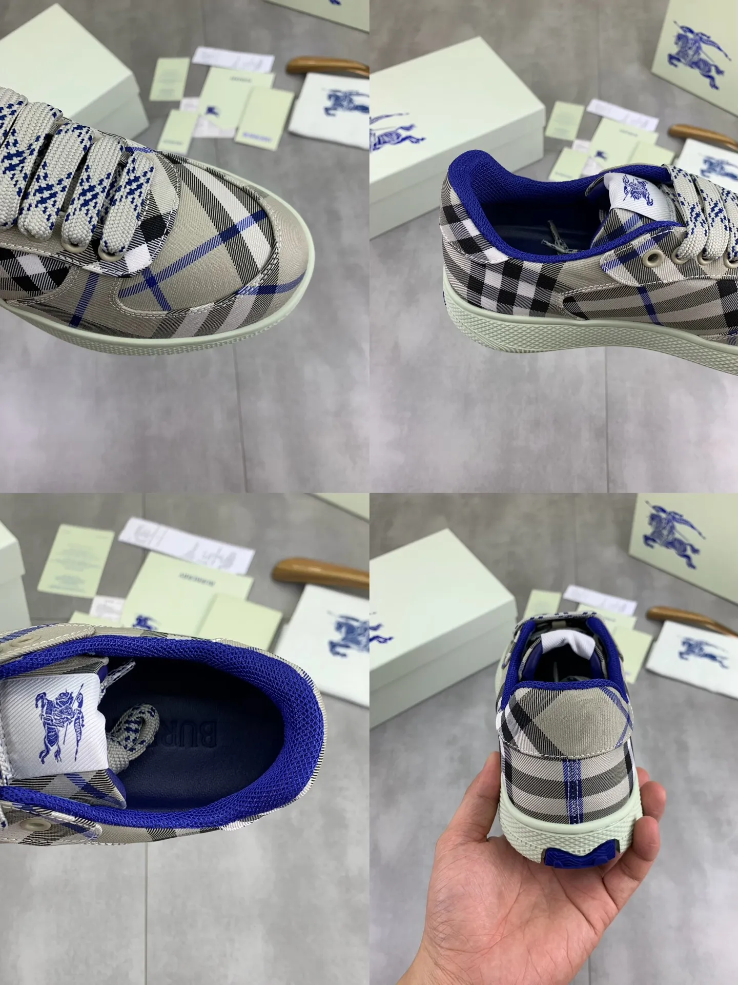 Factory price P580 [BURBERRY] Burberry - High-end quality original order (couples 🧑‍🤝‍🧑 style) - Upper: imported 🔝 original material - Lining: cowhide lining, feet; water-dyed cowhide - Outsole: ultra-light TPR rubber; two-color molded outsole - Ultra-high quality control, fine workmanship: highlighted (high-end, extravagance, grade) -Size: 35-46 (male 38 46 Female 35 40 Customized)·Color: 5️⃣colors available